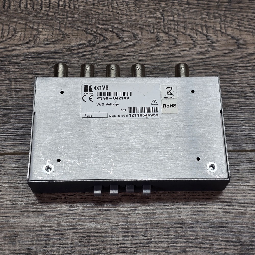 Kramer Tools 4x1VB High-Resolution Video Switcher - Tested Working