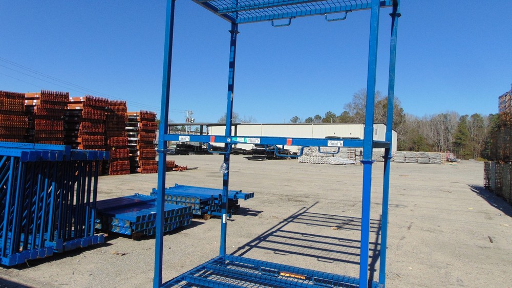 Steel Stackable Rack - 72" x 48" x 55" - Industrial Storage Shelf Warehouse