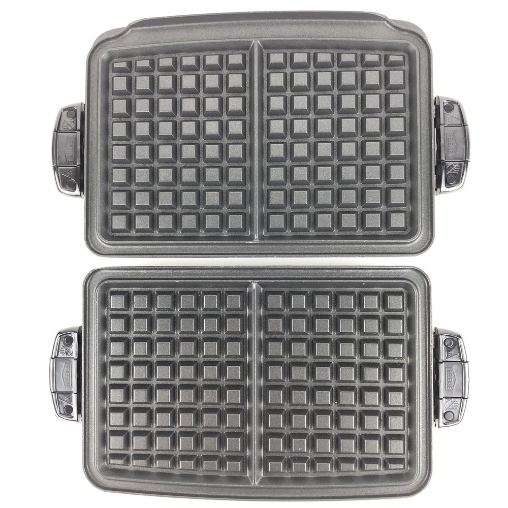 George Foreman Evolve Grille Griddle Waffle Plates TSK-2610 #1 & #3 Upper Lower
