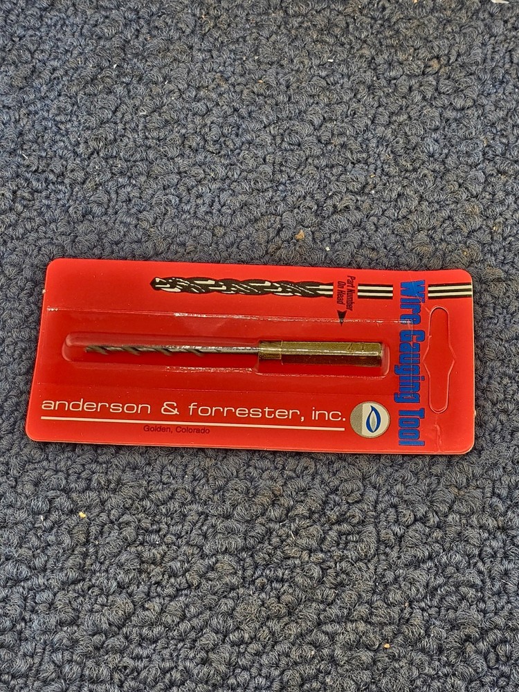 ANDERSON & FORRESTER #41 WIRE GAUGING TOOL WTH HANDLE