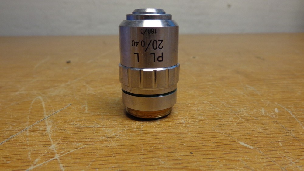 MICROSCOPE objective lens pl L 20/0.60 160/0