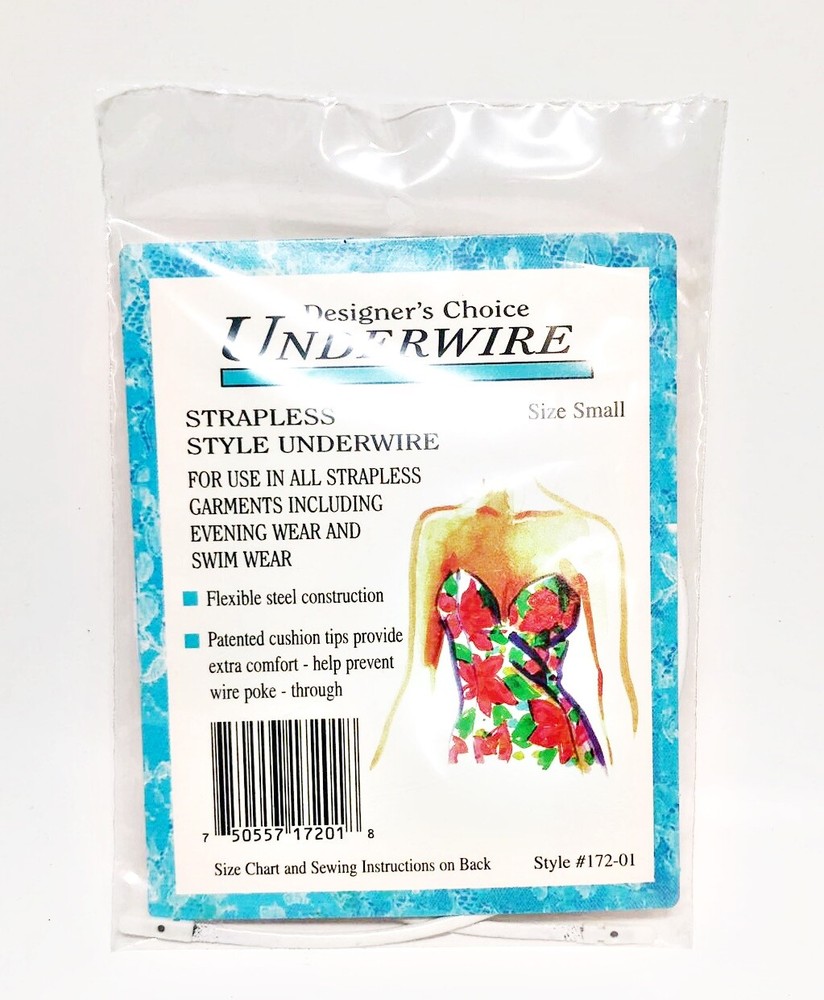 Designer's Choice Underwire Style #172-01 Strapless Style Underwire, Small