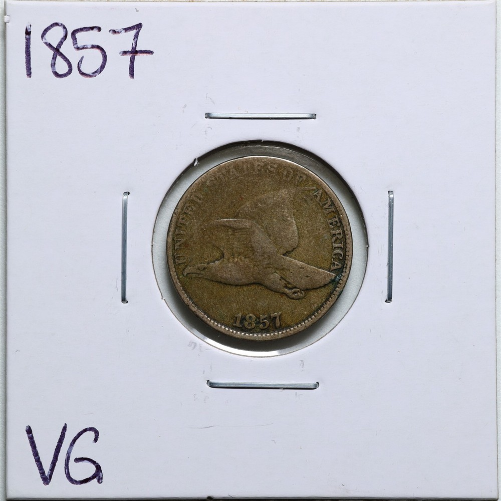1857 1C Flying Eagle Cent in VG Condition #1883