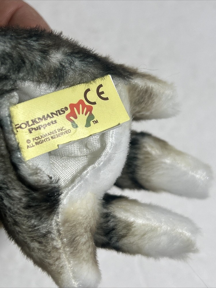 Mini Tabby Cat Finger Puppet 6 inches