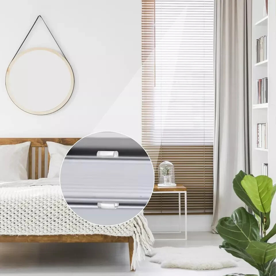 12 Pcs Valance Blind Clips Replacement Clear 2 Inch Blind Clips Plastic