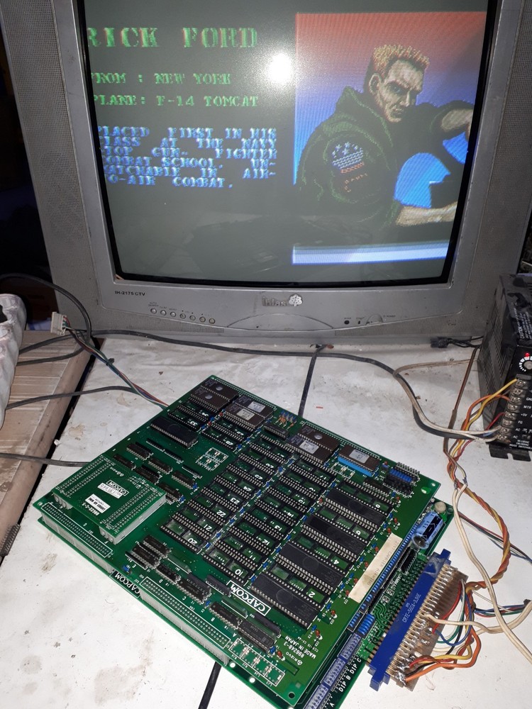 Carrier Air Wing ORJINAL CPS 1 - JAMMA PCB - WORKING