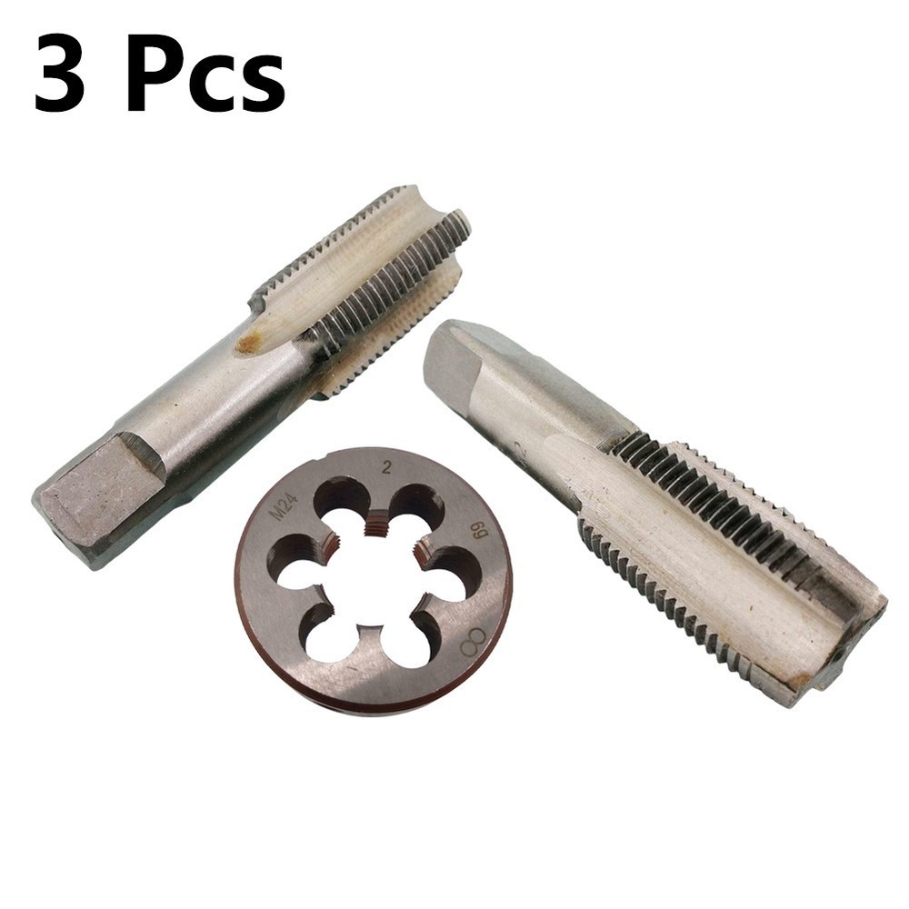 Threading Tools Set HSS for M24 x 2mm Metric Thread Right Hand Taper Tap