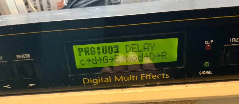 DoD G7 Guitar FX Processor (Rare, Works Great, includes Power Adapter) 90s