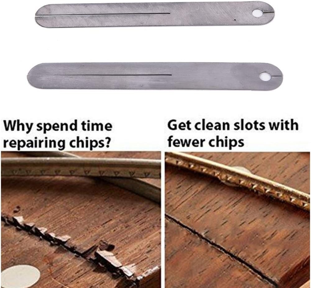 2 Pack Guitar Fret Chip Stopper Plate for Fretboard Puller Tool Pulling...