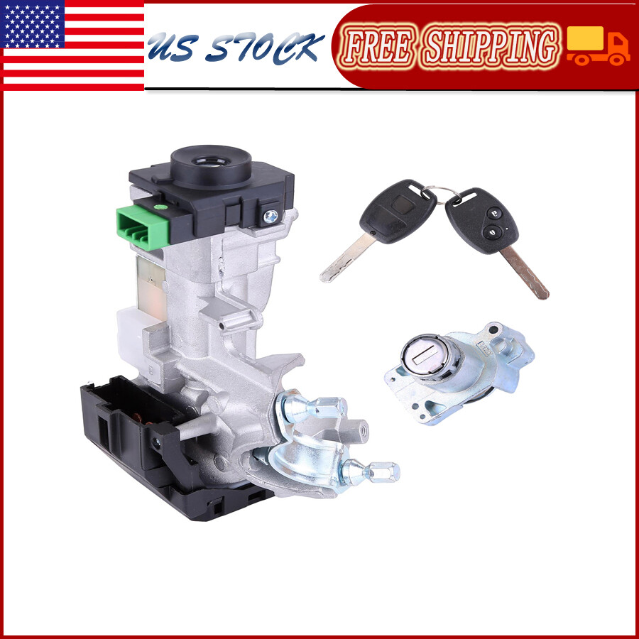 For Honda Pilot 2009-2015 Ignition Switch Cylinder Lock Assembly Set w/ 2 Keys