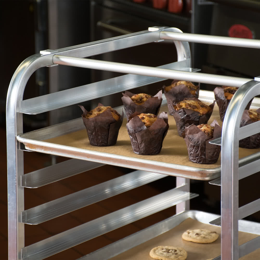 10 Pan End Load Half Height Bakery Bun Dough Baking Sheet Pan Rack Commercial