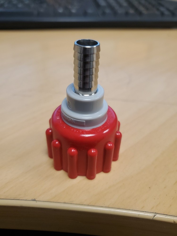 Connector BIB,3/8" Coke Red