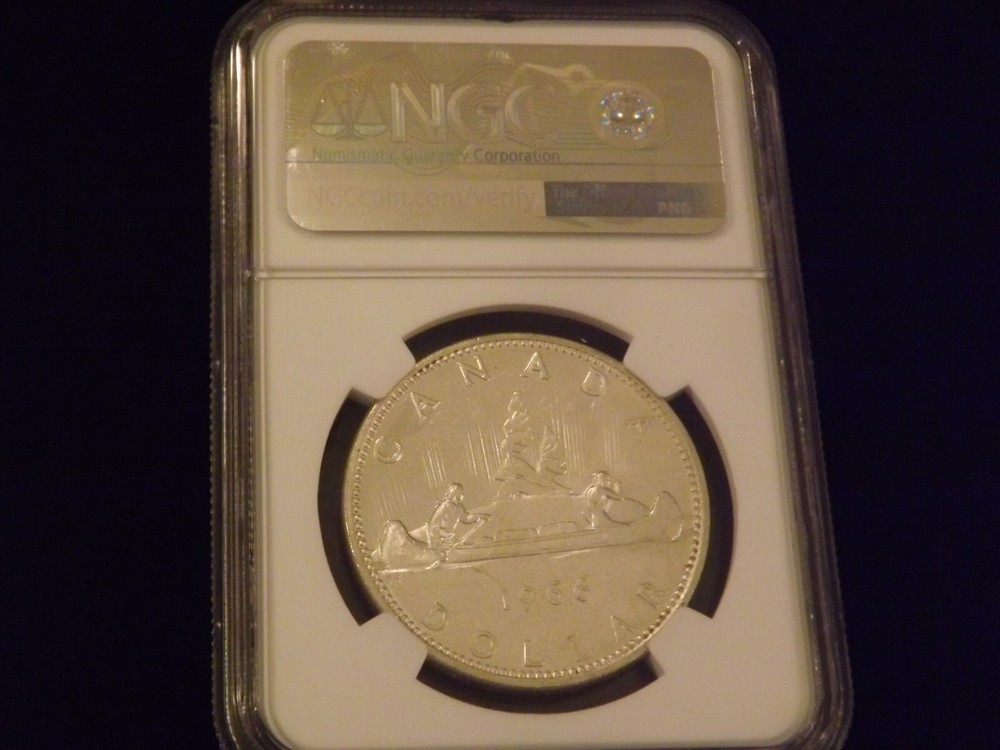 1966 $1 Canada NGC MS 62