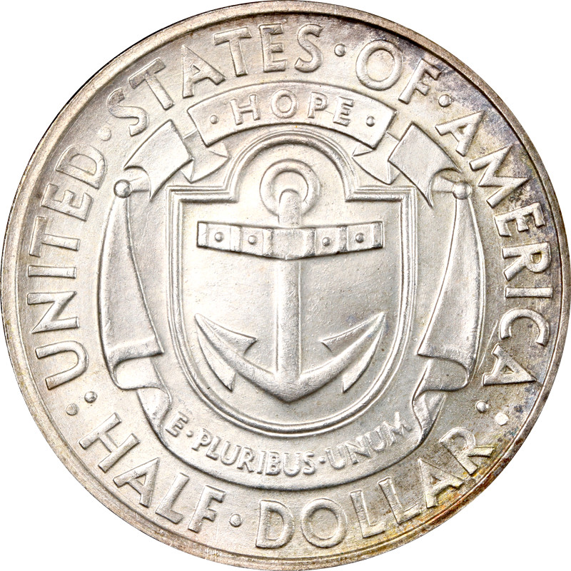 1936-D Rhode Island Commem Half Dollar