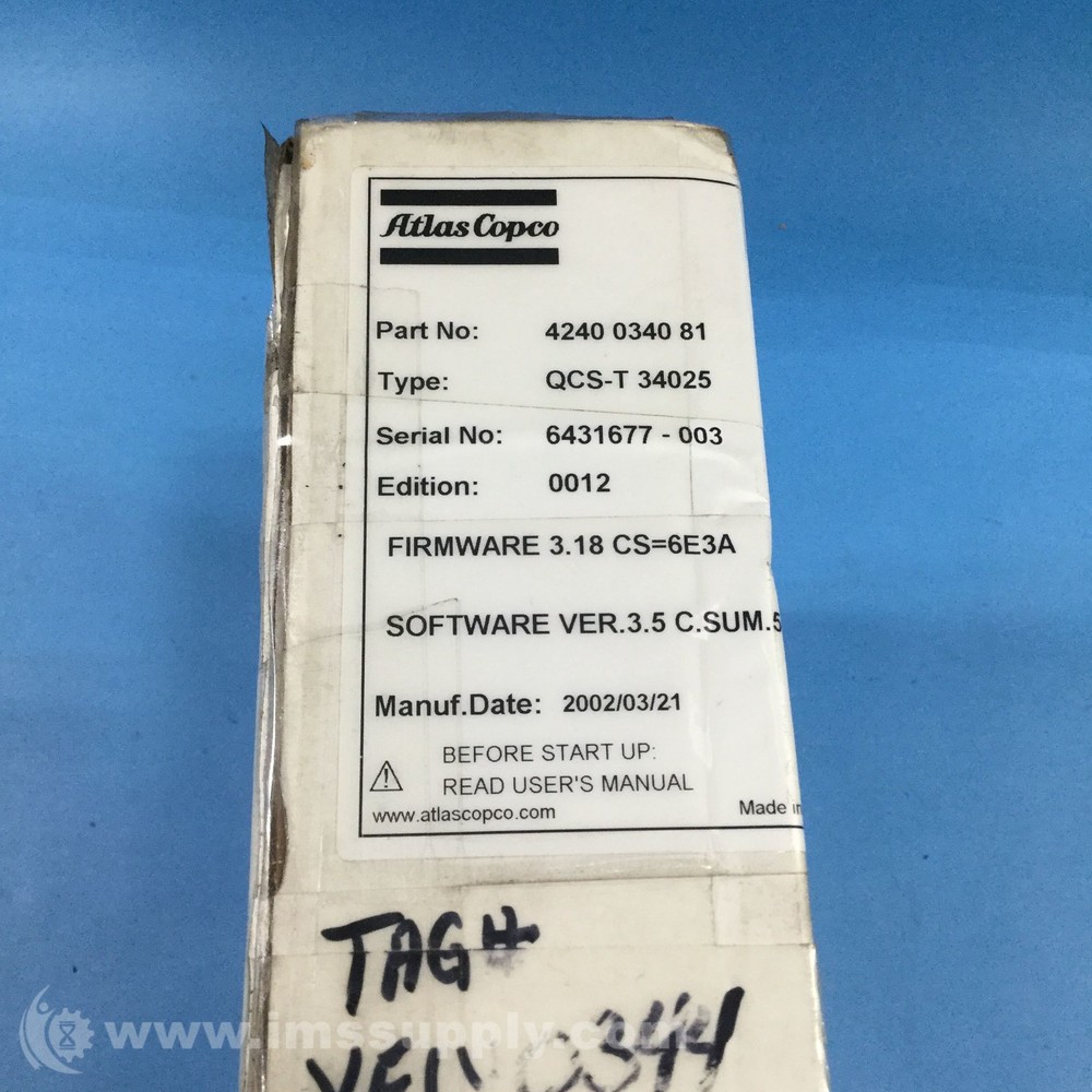 Atlas Copco 4240 0340 81 Servo Control Module FNOB