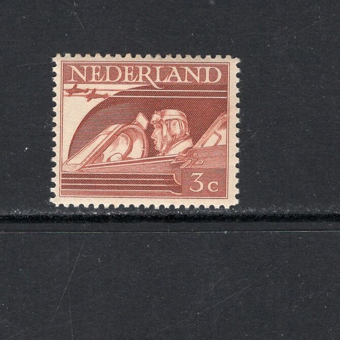 Netherlands 1944 PILOT IN PLANE SC 264 MLH