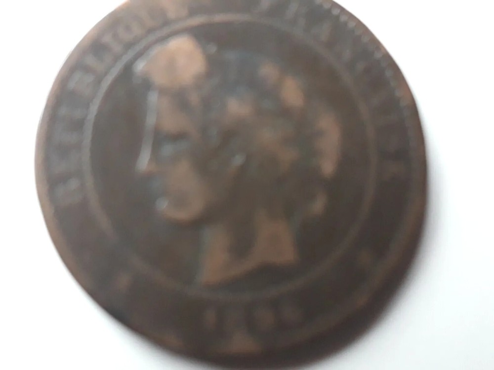 10 CENTIMES 1896 Fine/Used