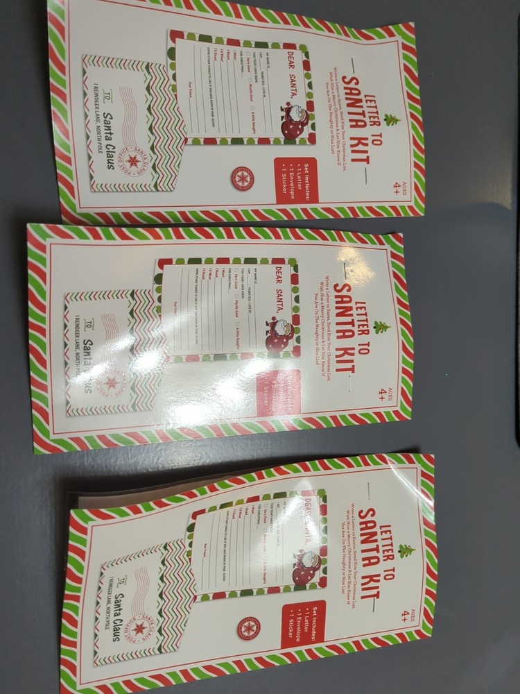 Letter To Santa Kit 3 Sets