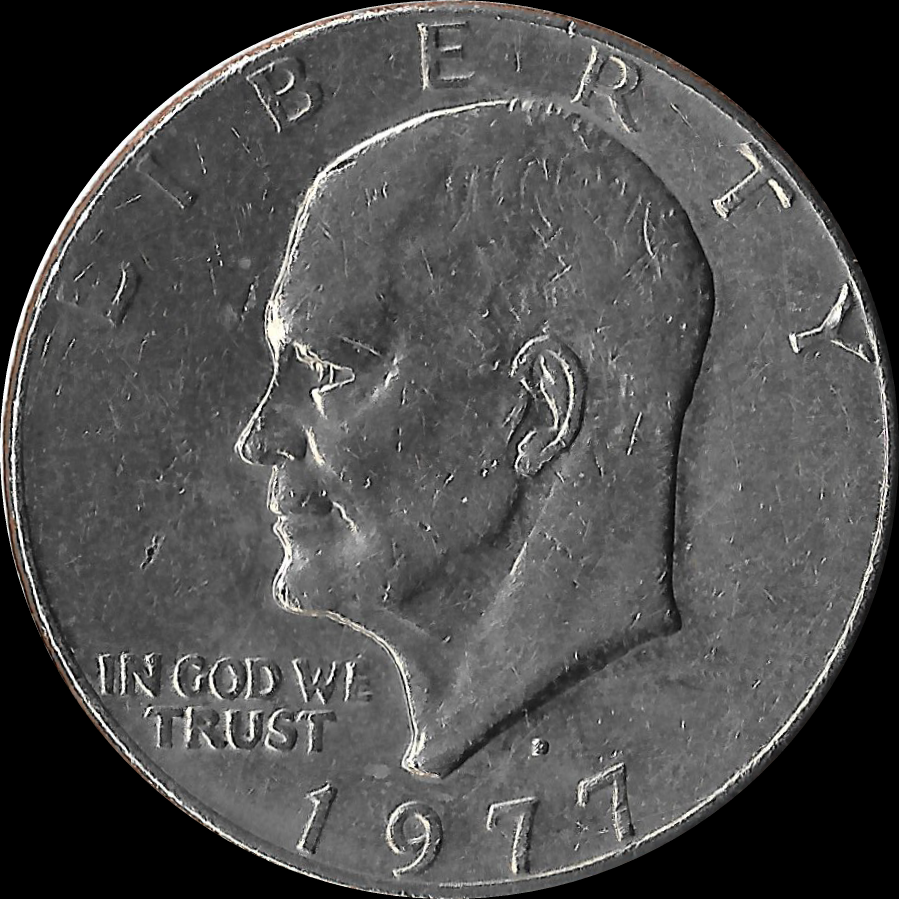 1977 D Eisenhower Dollar Circulated US Mint Coin Ike