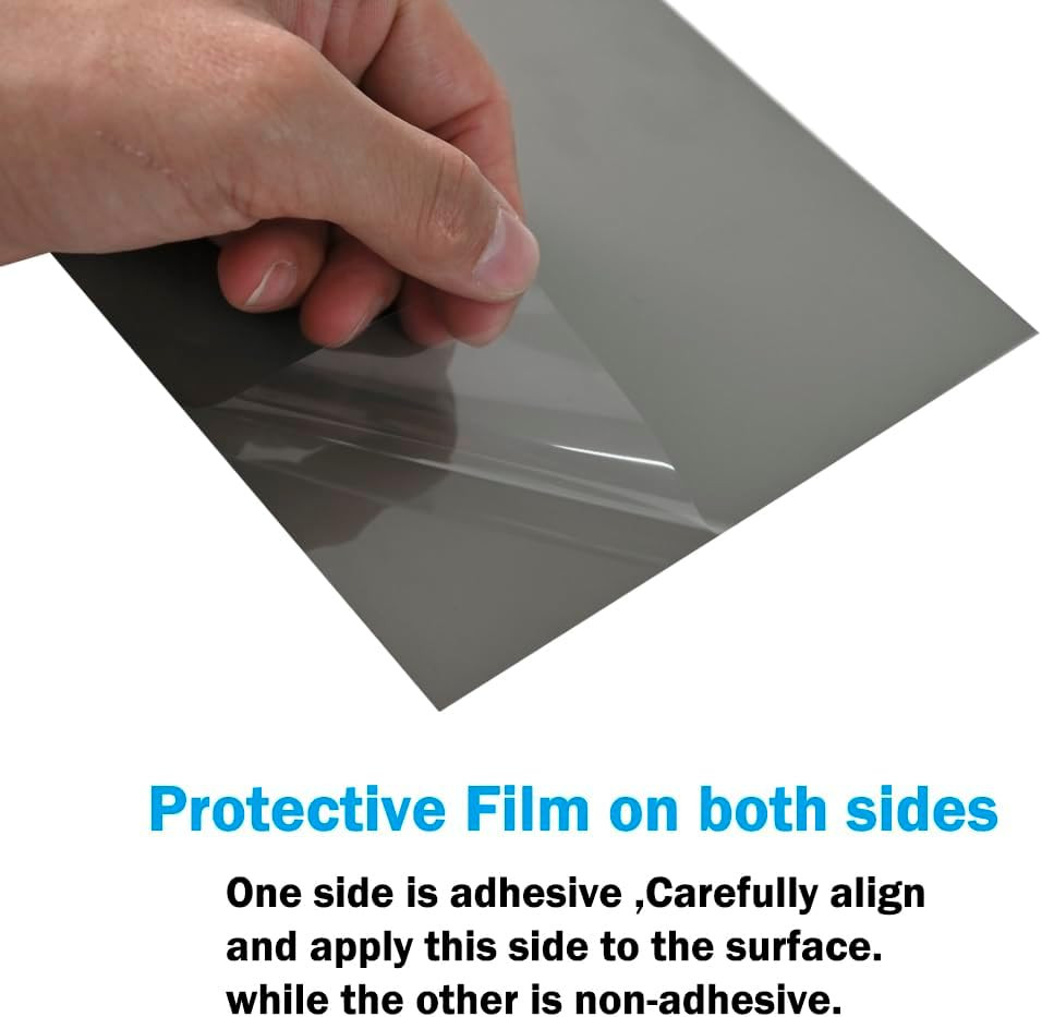 Polarized Filter Film Adhesive Sheets for Dashboard Display LCD Watch Screen 2Pc