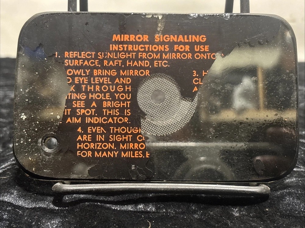 Military EMERGENCY SURVIVAL MIRROR