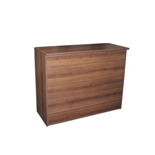 Cherry Flat Top Wrap Counter 48"L x 20"D x 38"H
