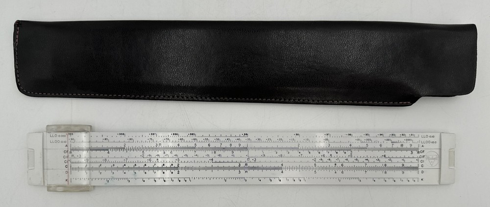 Vintage Pickett Microline 140 Slide Rule White