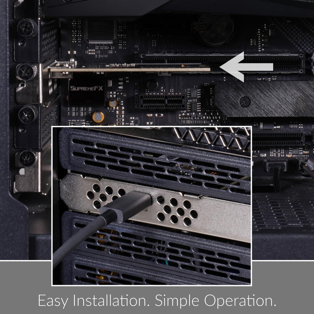 Allegro Max USB-C 20Gbps PCIe Card