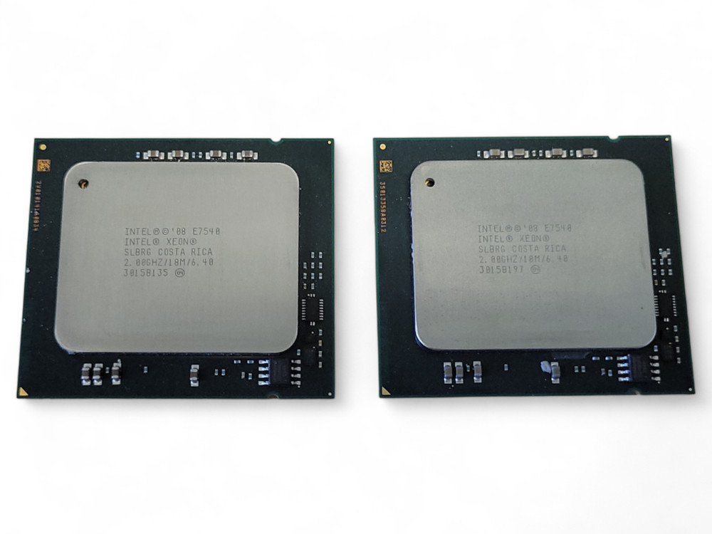 2 Intel Xeon E7540 SLBRG 2.0GHz 18m 6 Core LGA 1567 Server CPU Processor 105W