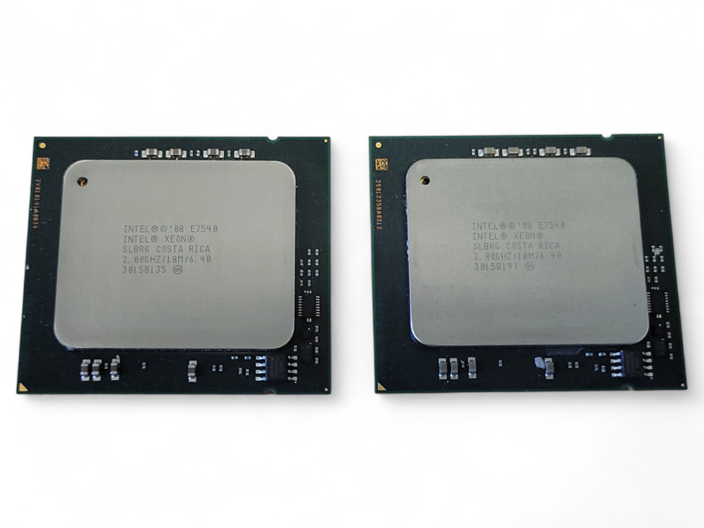 2 Intel Xeon E7540 SLBRG 2.0GHz 18m 6 Core LGA 1567 Server CPU Processor 105W