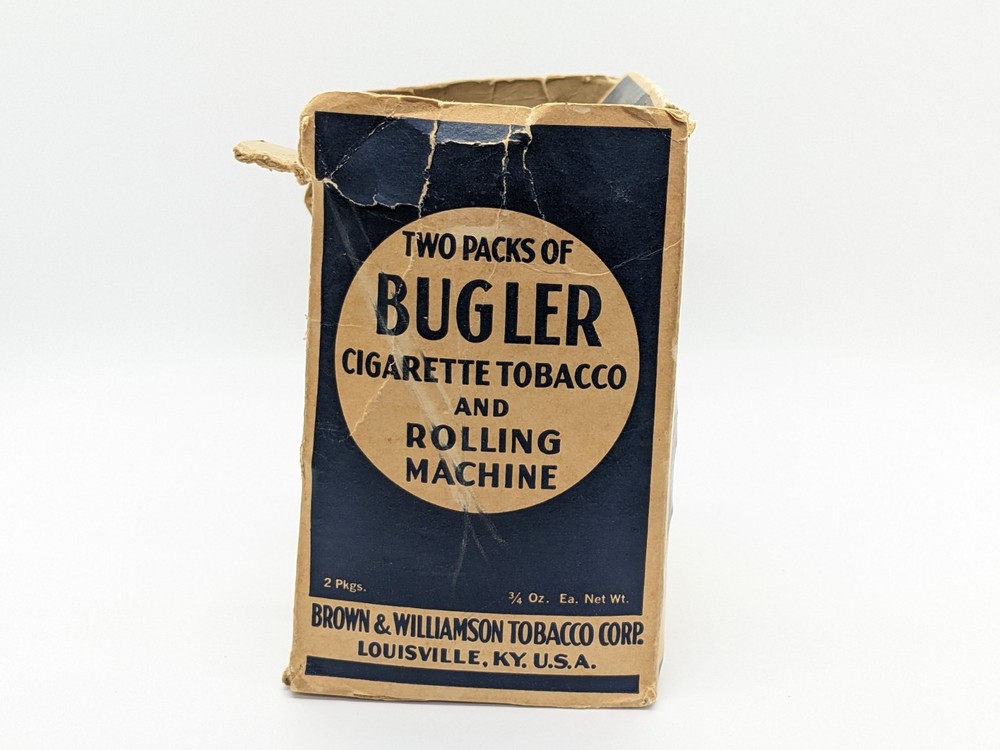 VTG Bugler Thrift Kit Cigarette Tabacoo Rolling Machine Box Papers