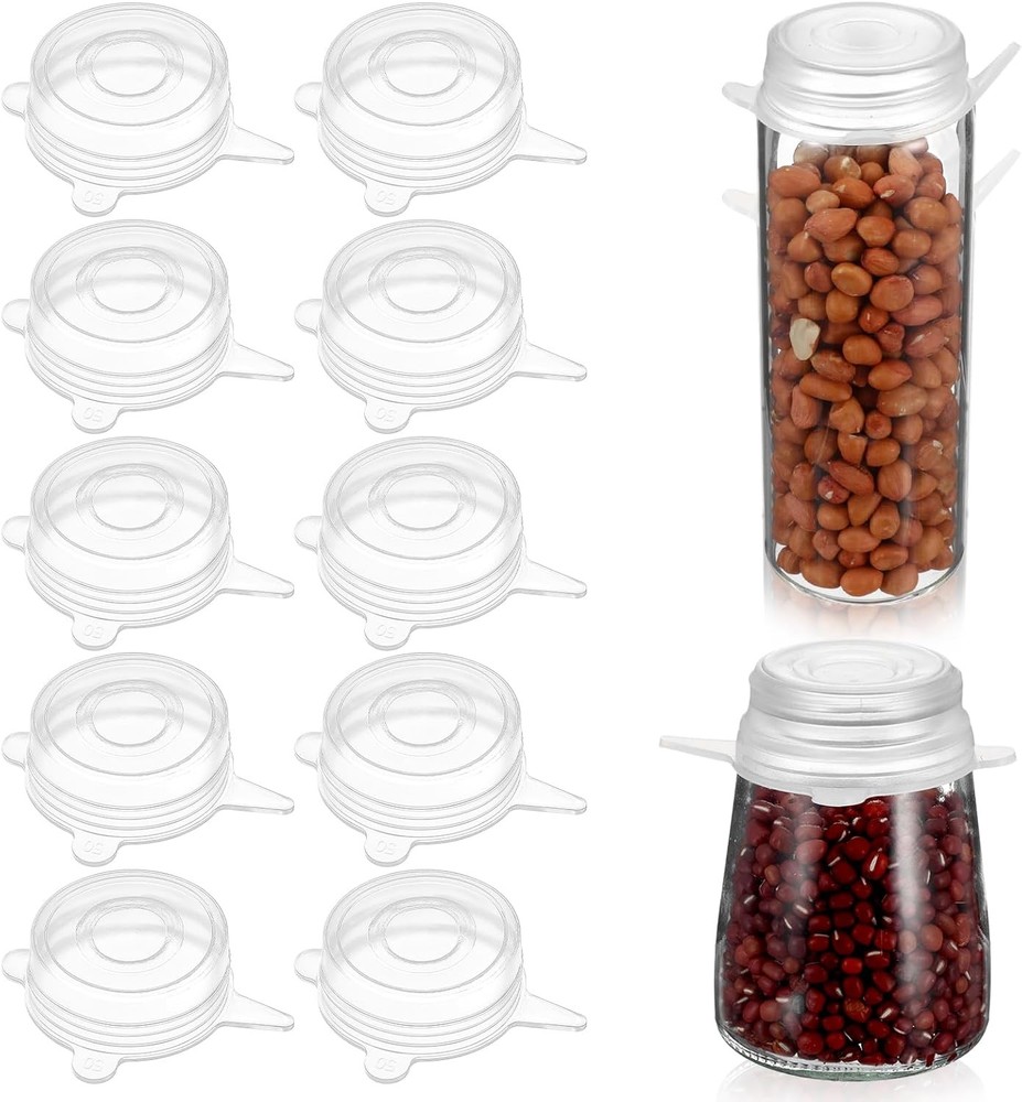 10 Pcs Extra Small Silicone Stretch Lids 2 Inch Same Size Sturdy Reusable