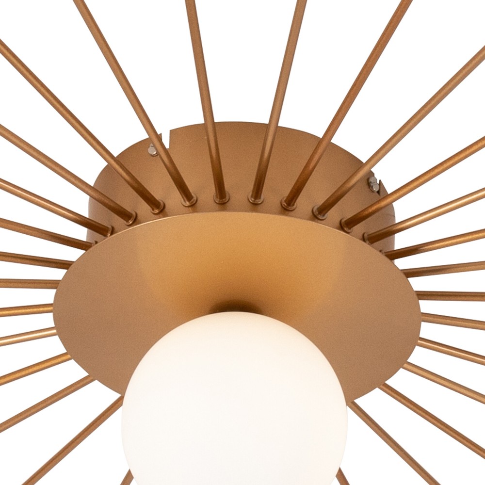 12W Firework Shape Ceiling Light Ceiling Lamp Ceiling Fixtures Luxurious Golden