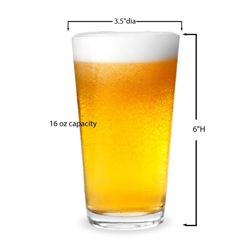 Superman Personalized Engraved 16 oz Beer Pint Glass