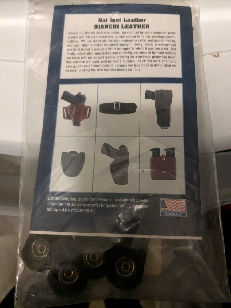 Bianchi 4 Pack Belt Keeper Snap Ranger Work Belt Keeper