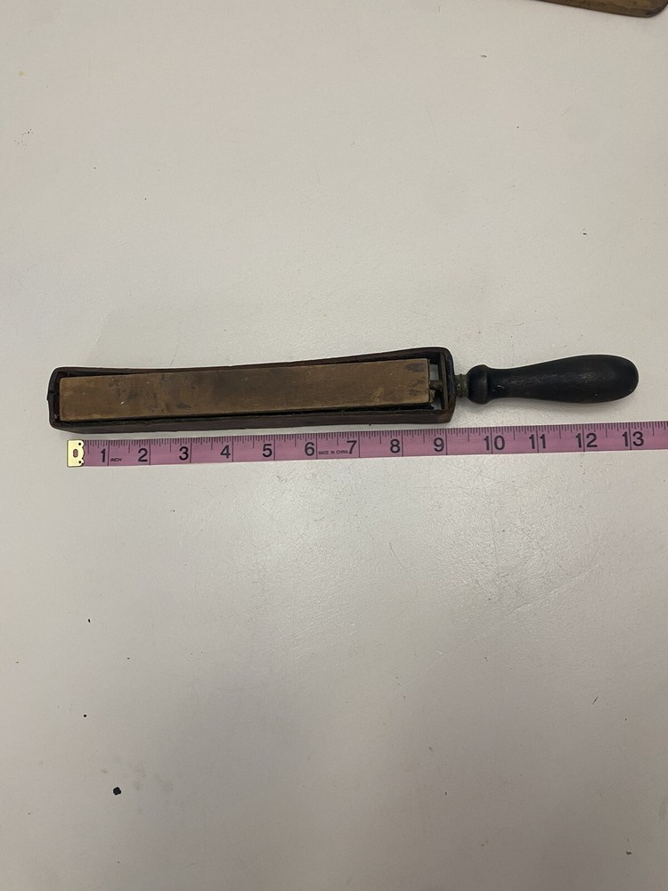 leather razor strop vintage pigskin