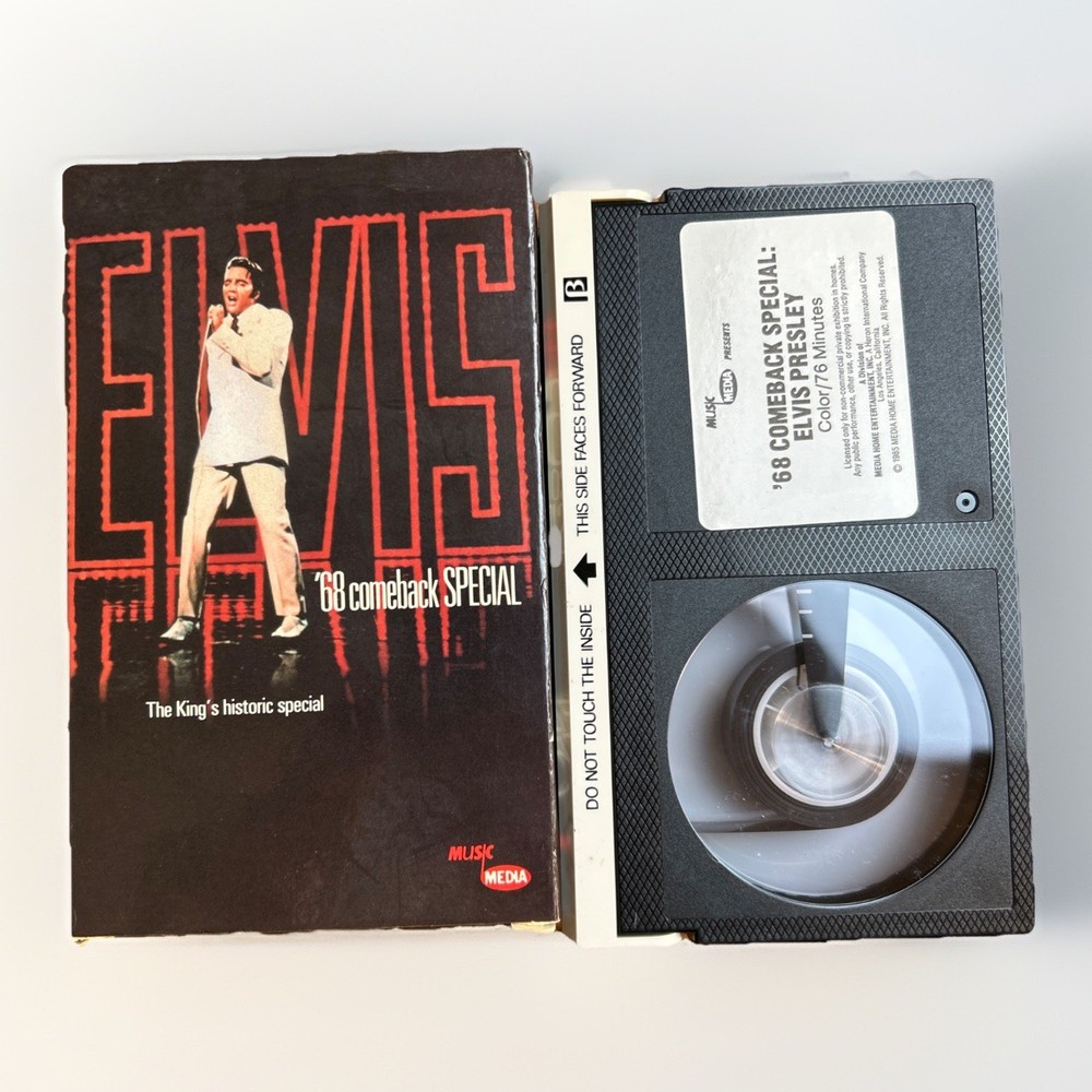 Elvis: '68 Comeback Special (BETA, 1988, Media) Elvis Presley