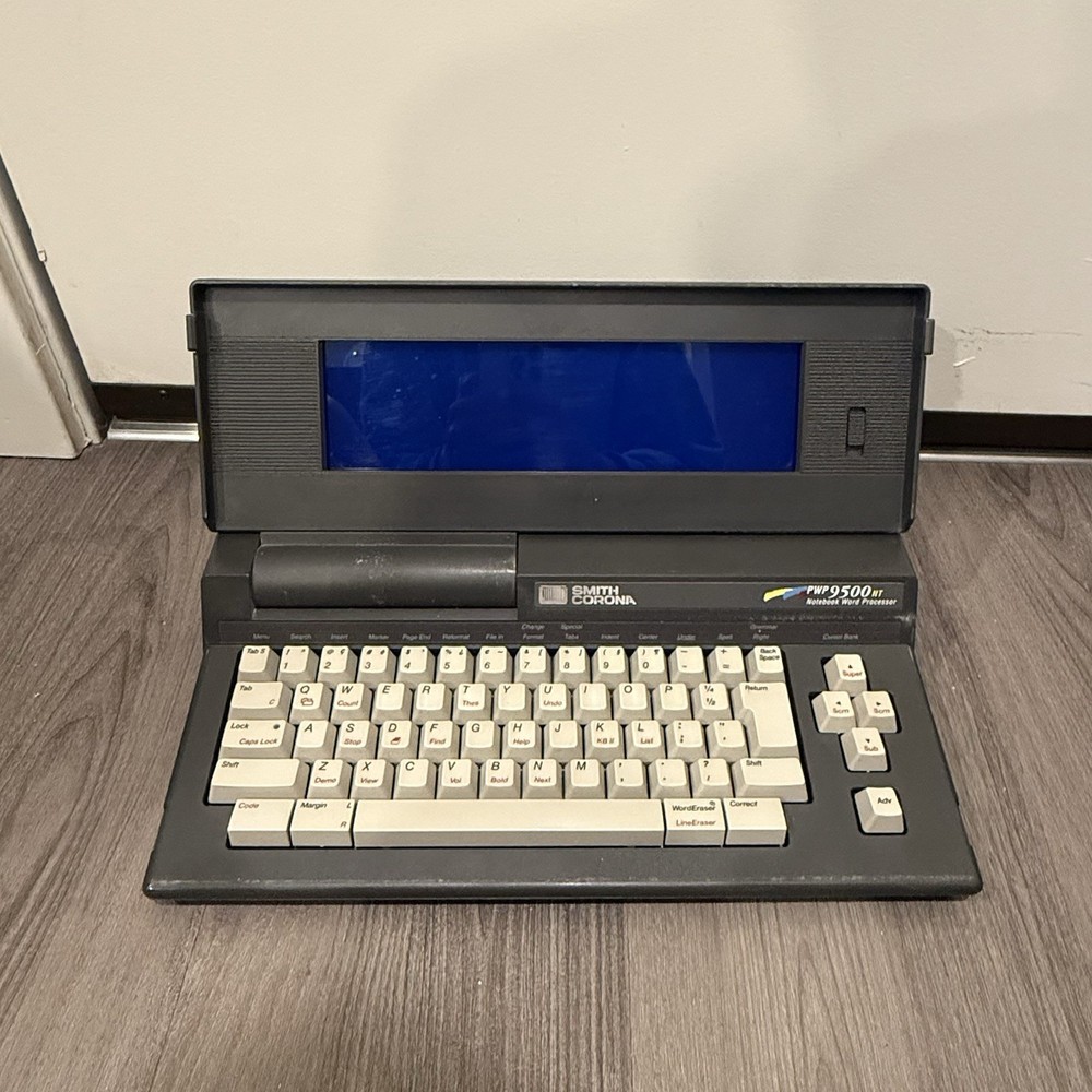 Vintage 1993 Smith Corona PWP 9500NT Notebook Word Processor *read* *untested*