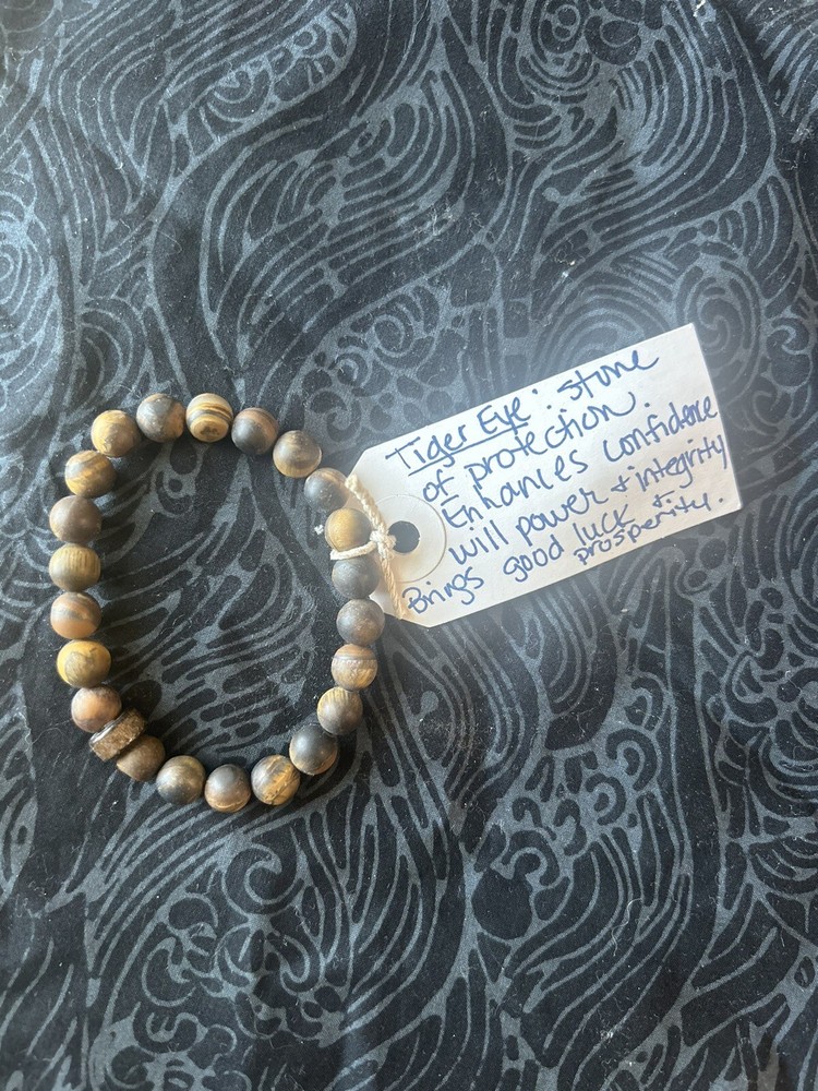 Tiger Eye Crystal Bracelet Metaphysical
