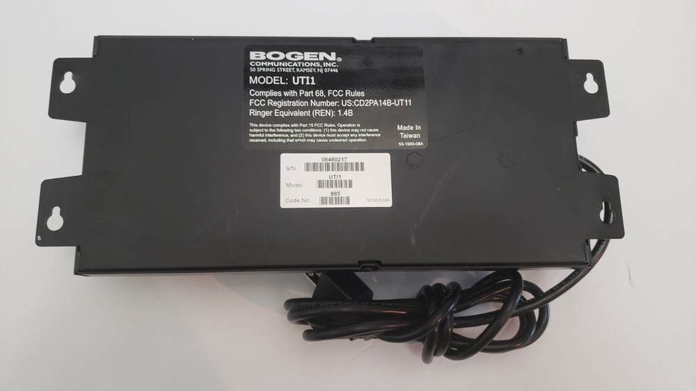 Bogen UTI1 Universal Telephone Paging Interface