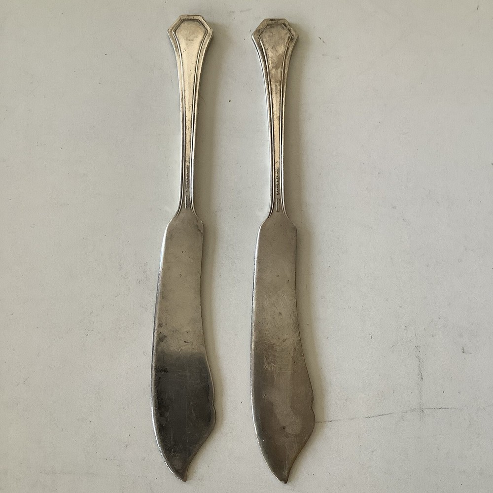 2 Large Reed & Barton Napoleon "N" Logo Knives
