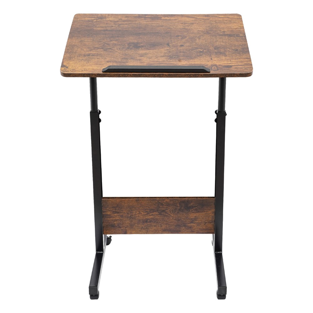 Portable Presentation Podium Rolling Computer Stand w/ brake Height Adjustable
