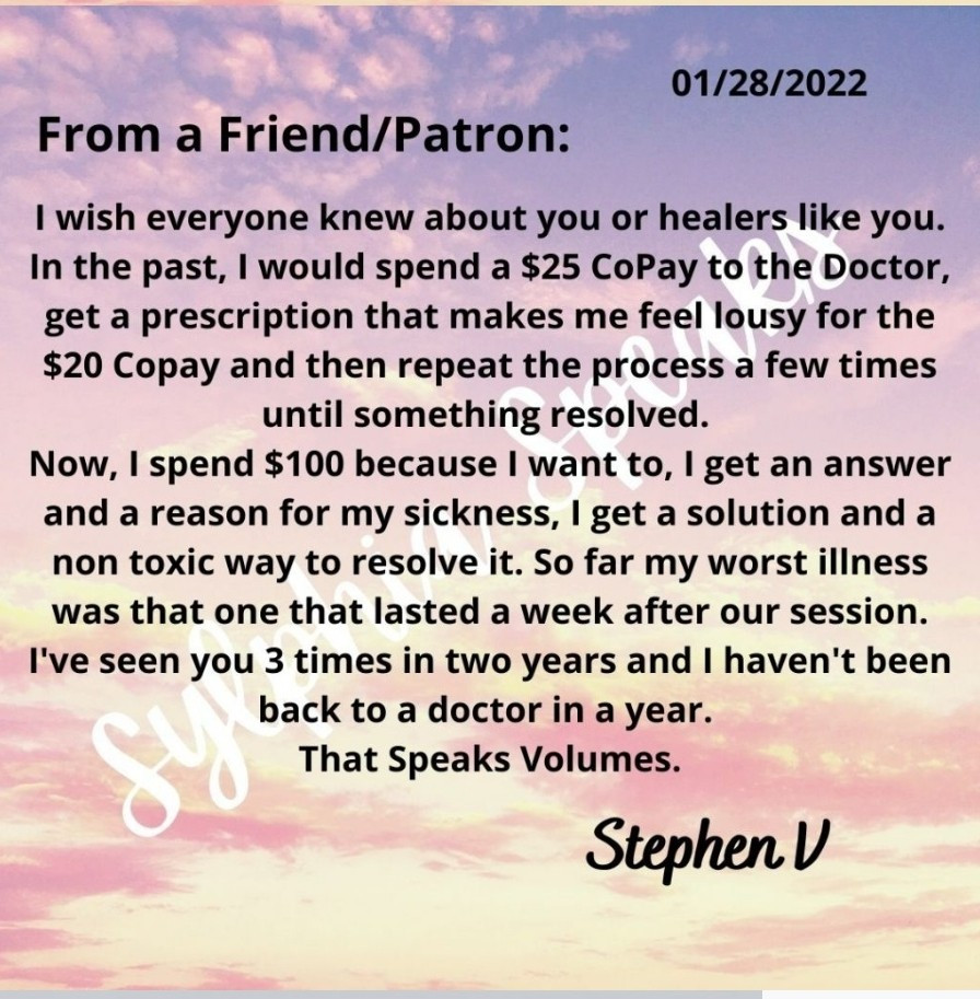 Remote Healing Session Videoed