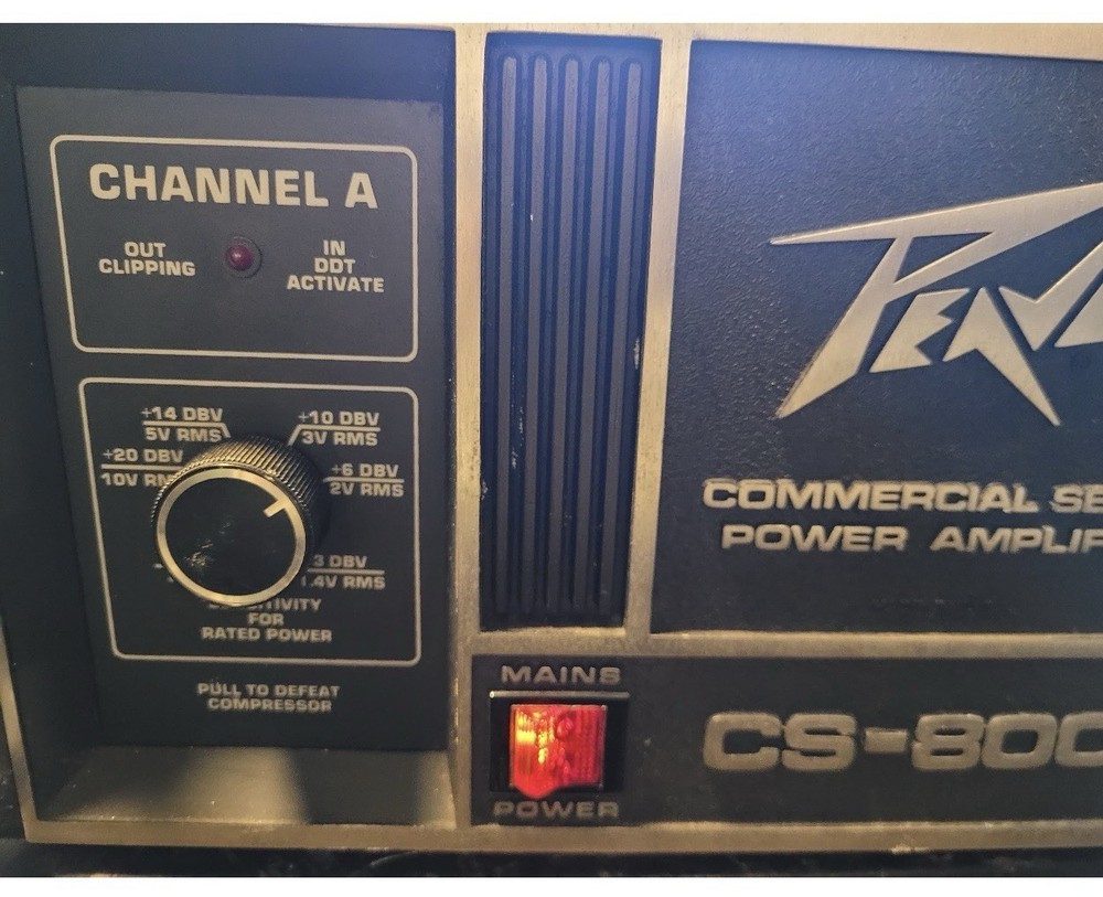 ⭐️Peavey (CS-800)⭐️Stereo Series Power Amplifier In Good Working Condition
