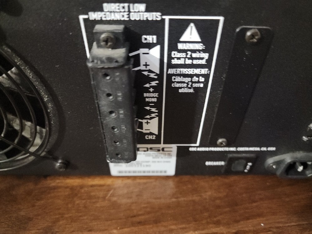 QSC ISA 280 Professional Amplifier