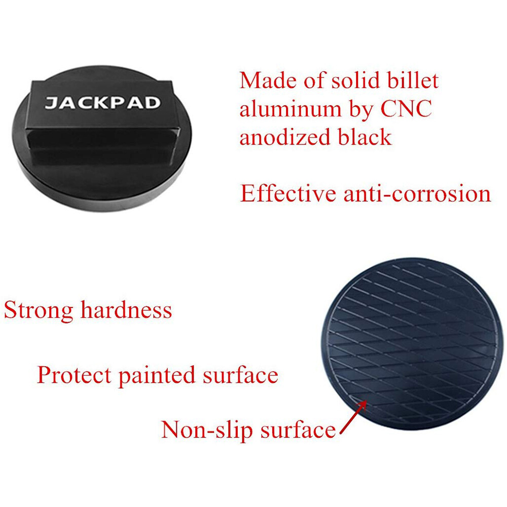 2pcs For BMW Jack Pad Adapter Billet Anodized Aluminum Floor Jack MINI COOPER