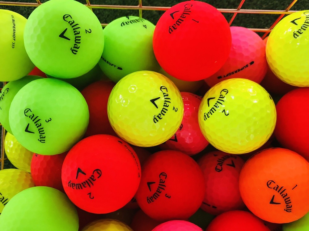 50 Callaway Assorted Color Used Golf Balls (3A Grade)
