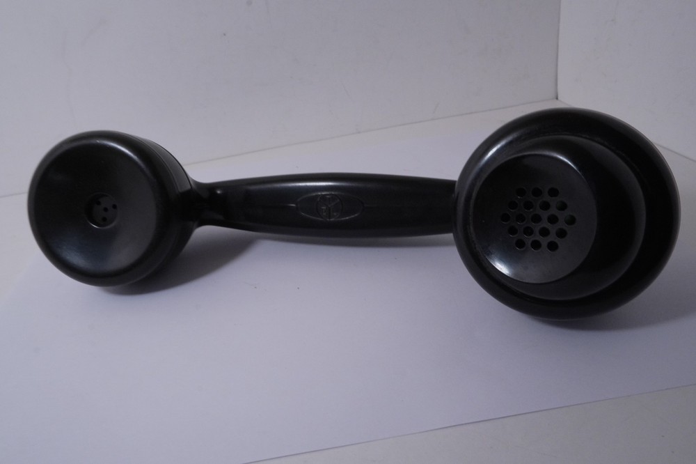 1 - Marked TEL BAKELITE HANDSET Cleaned W/ Elements But Sold AS IS & Untested