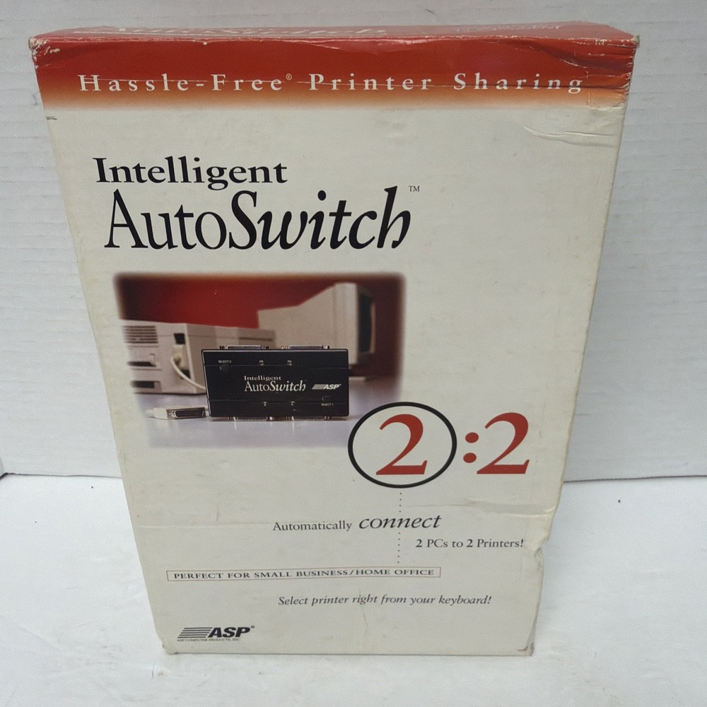 ASP Intelligent AutoSwitch Parallel port 2:2