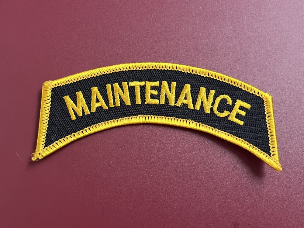 Vintage “Maintenance” Souvenir Patch
